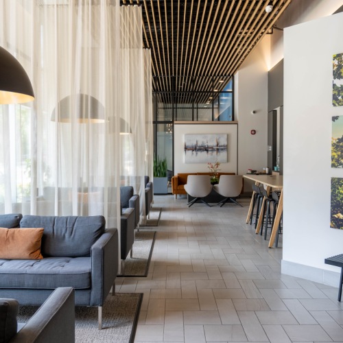 North Tower Lobby with Seating