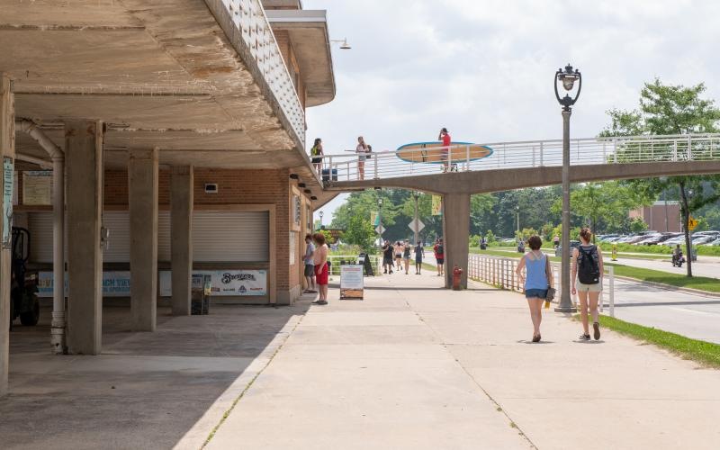 Find your perfect fit at Park Lafayette Towers people walking on a sidewalk