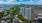 a city with tall buildings and trees
